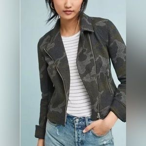 Anthropologie Camouflage Jacket